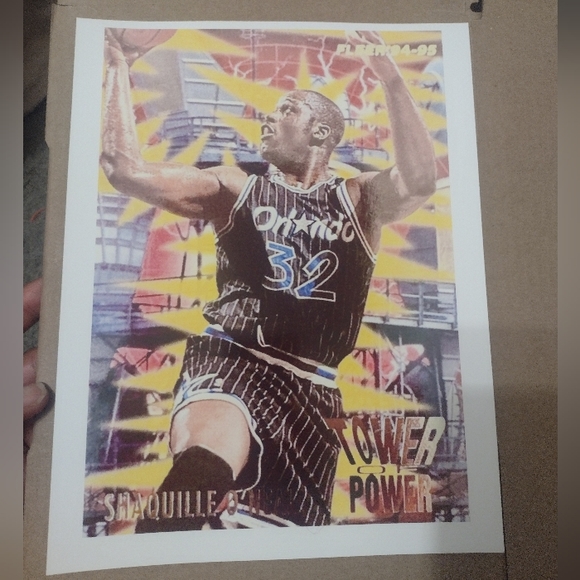 NEW!💯 SHAQUILLE O'NEAL ORLANDO MAGIC 8.5x11 VINTAGE PREMIUM ULTRA GLOSSY POSTER - Picture 12 of 12